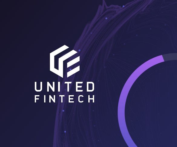 United Fintech tekst with logo