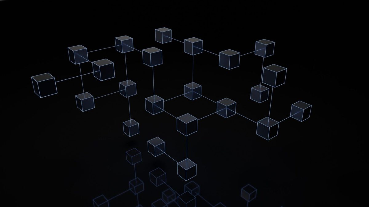 cubes floating in black space