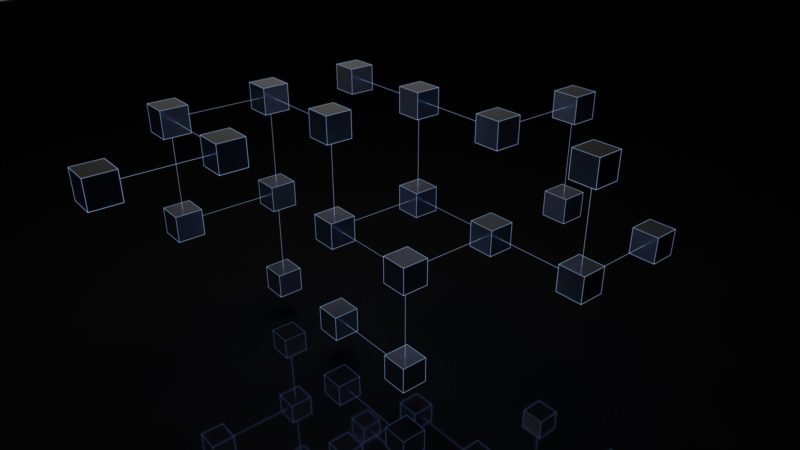 cubes floating in black space